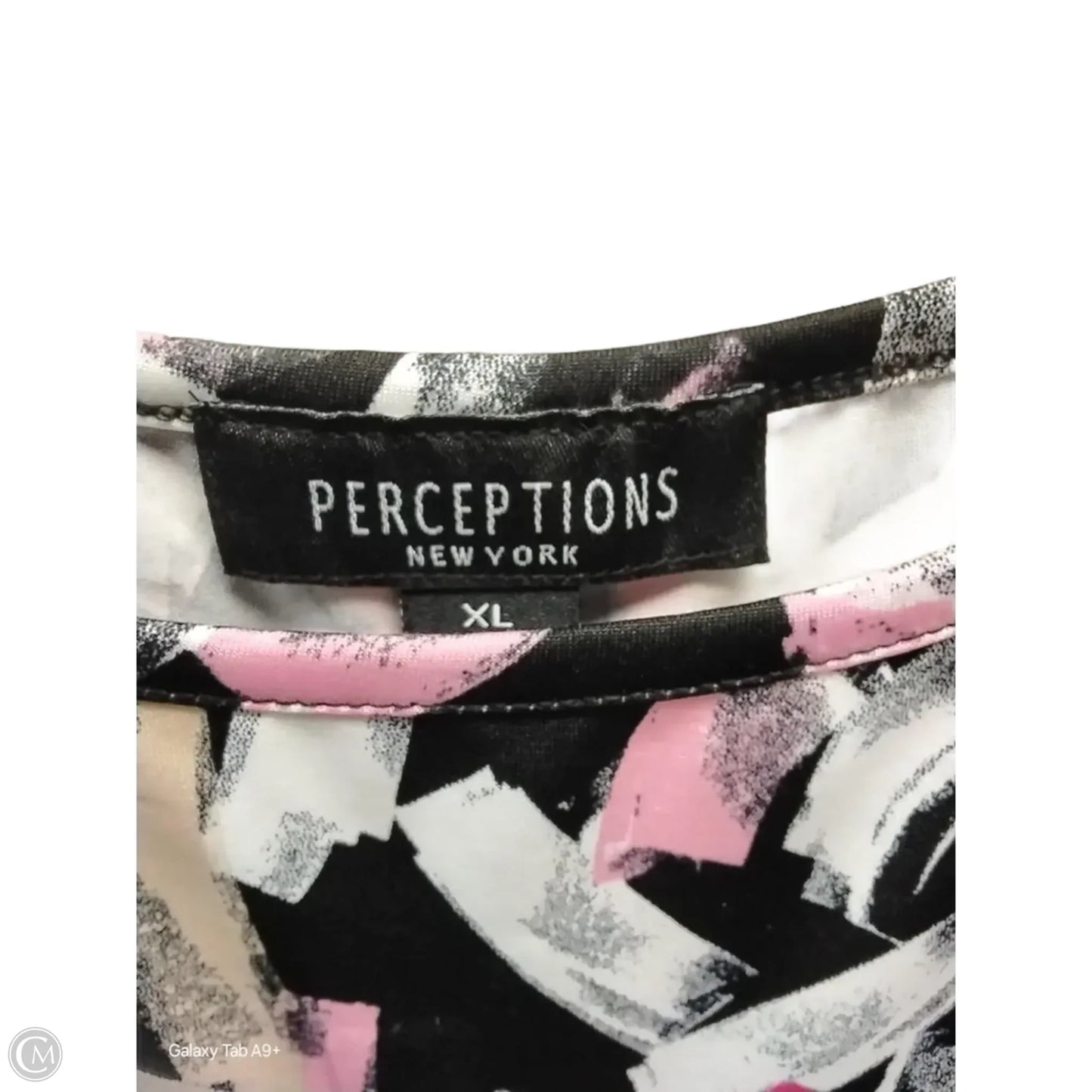 Dress Casual Maxi By Perceptions In Geometric Pattern, Size: Xl