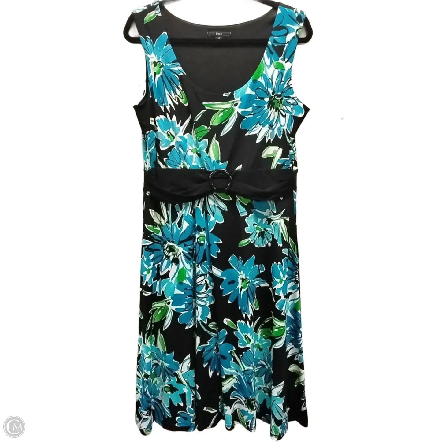 Dress Casual Maxi By R And K Originals In Floral Print, Size: 14