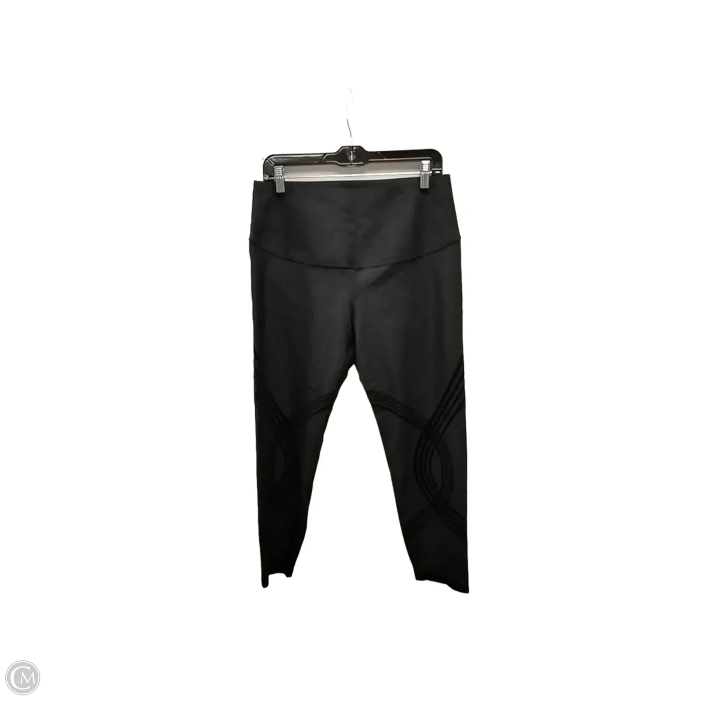 Athletic Leggings Capris By Cmf In Black, Size: 3x