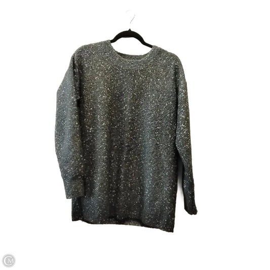 Sweater By Loft In Grey & Silver, Size: M
