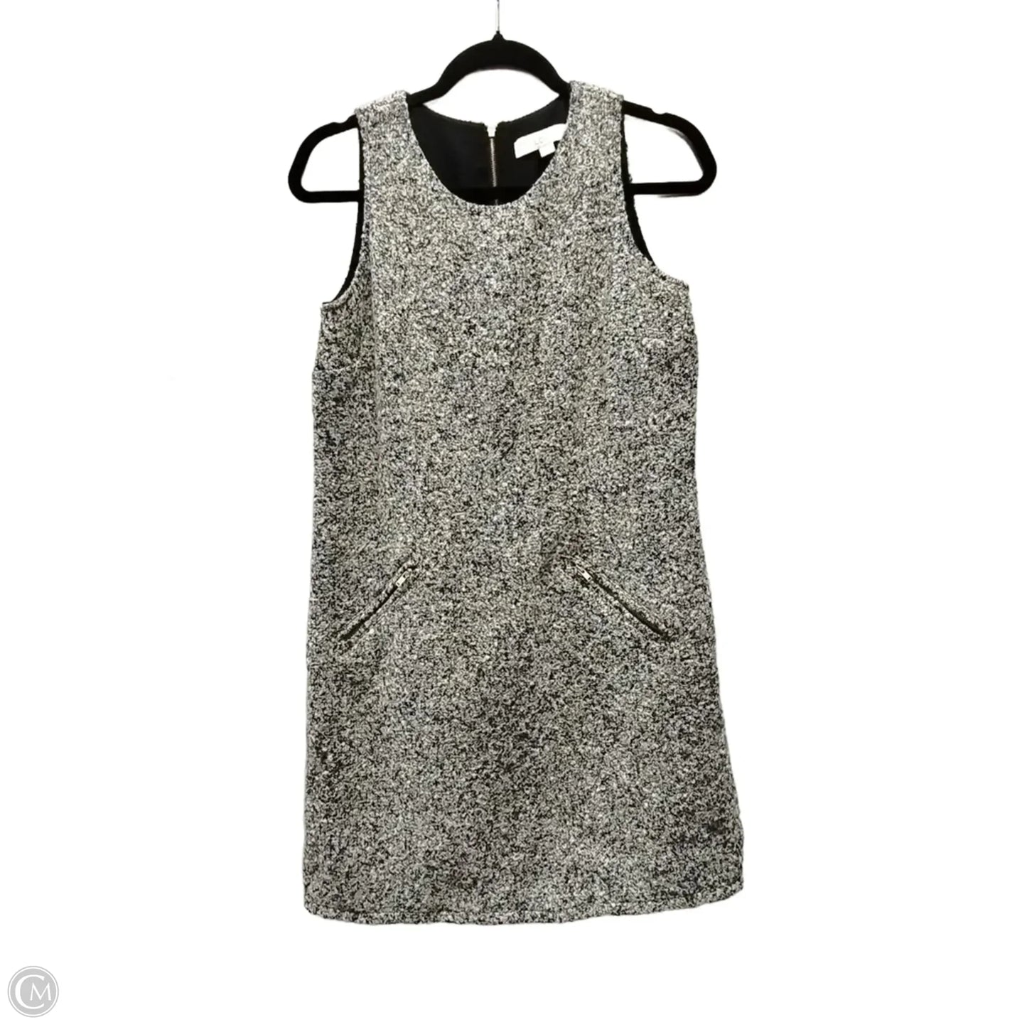 Dress Party Midi By Loft In Grey, Size: 4p