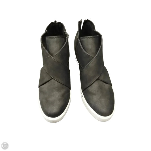 Shoes Heels Wedge By Maurices In Grey, Size: 8