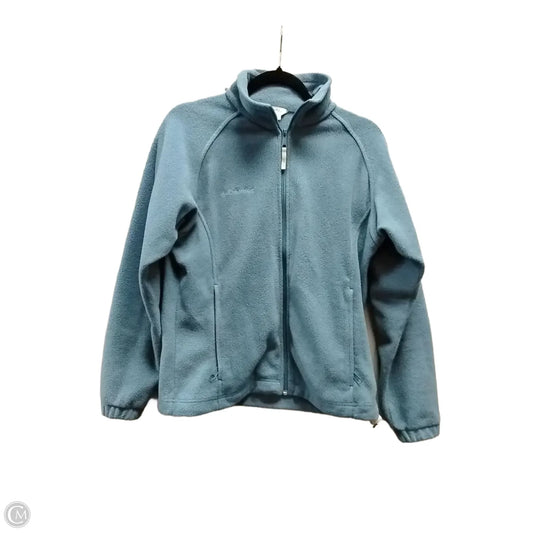 Jacket Fleece By Columbia In Blue, Size: S