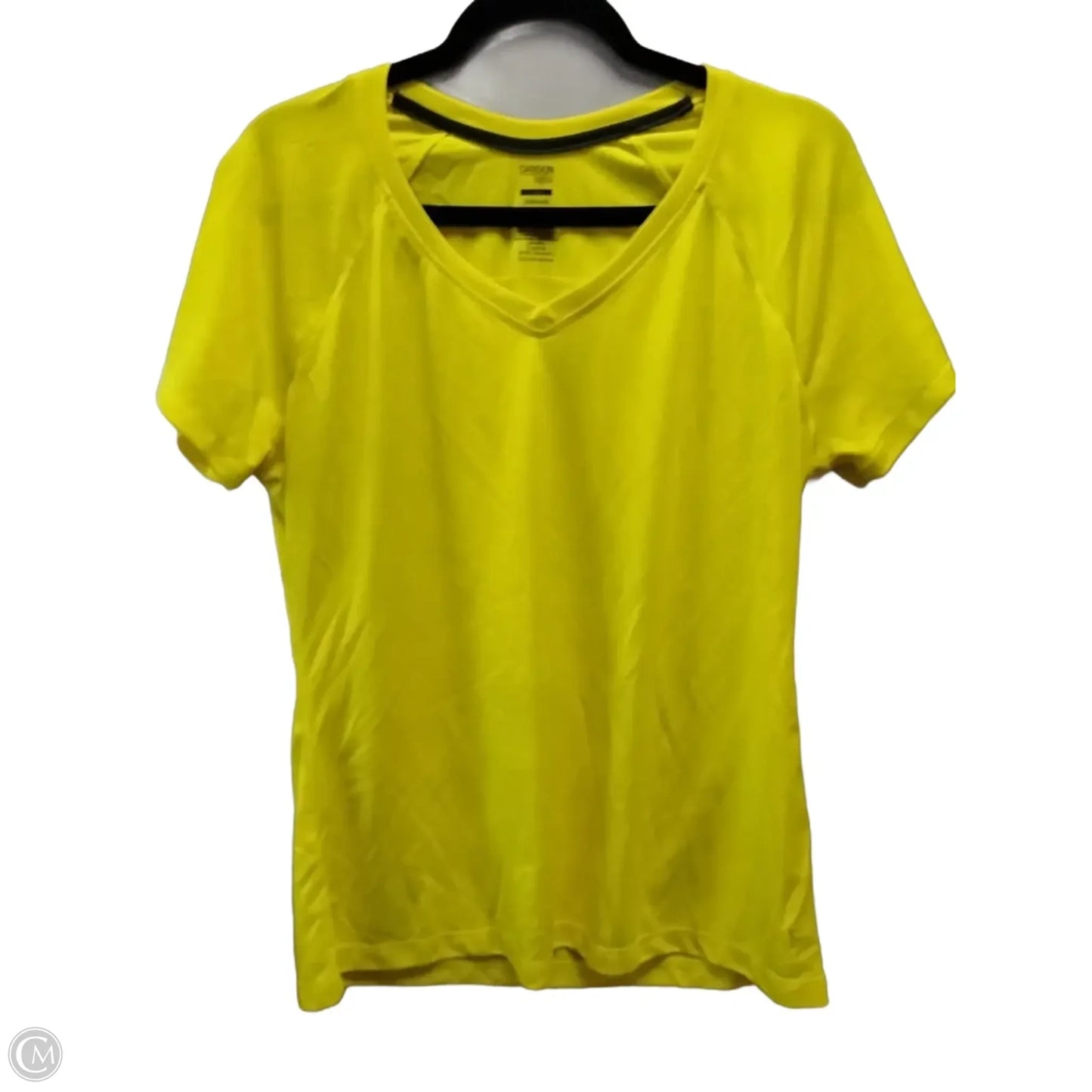 Athletic Top Short Sleeve By Danskin Now In Yellow, Size: Xl