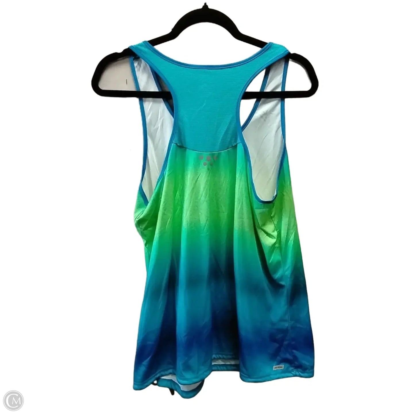 Athletic Tank Top By Danskin Now In Blue & Yellow, Size: Xl