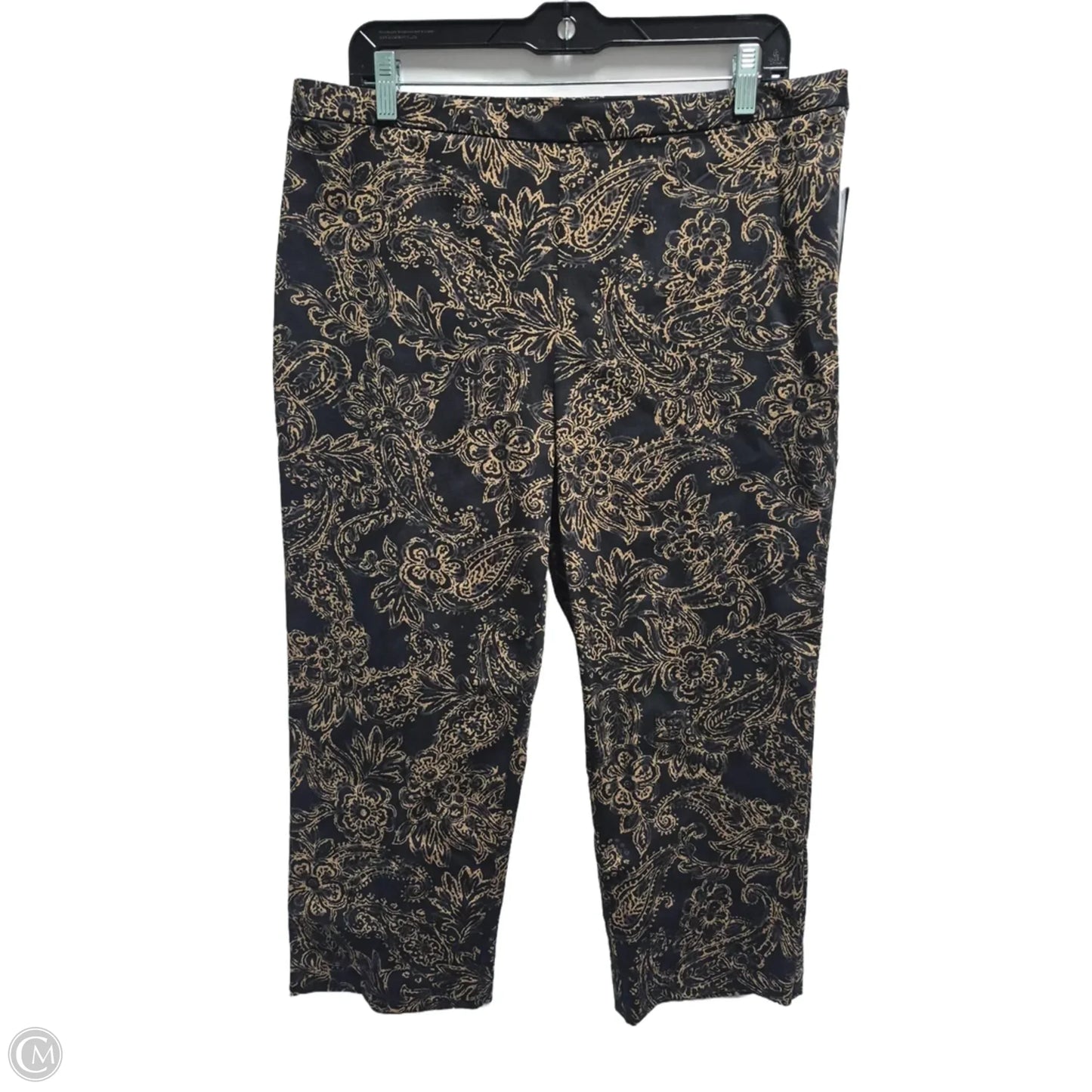 Pants Cropped By Chaps In Paisley Print, Size: 12