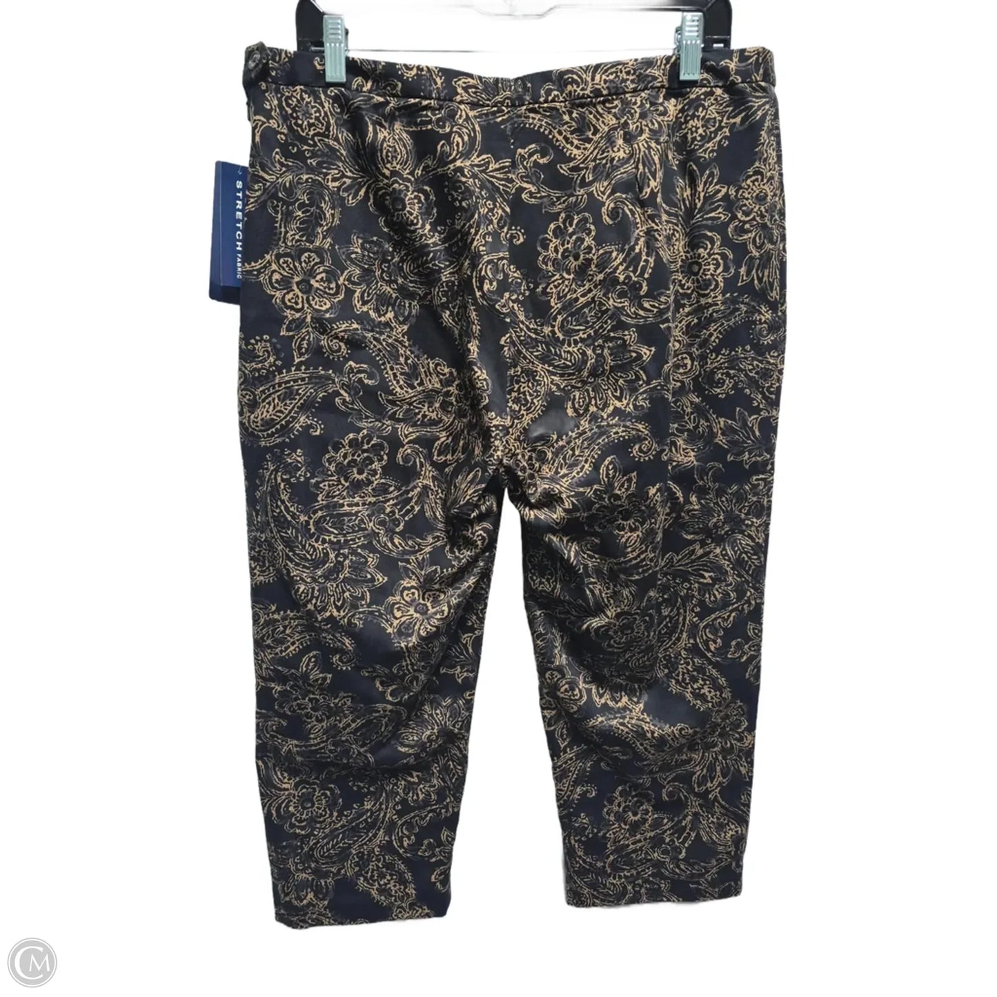 Pants Cropped By Chaps In Paisley Print, Size: 12