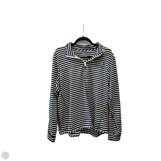 Athletic Top Long Sleeve Collar By Vineyard Vines In Striped Pattern, Size: Xxl