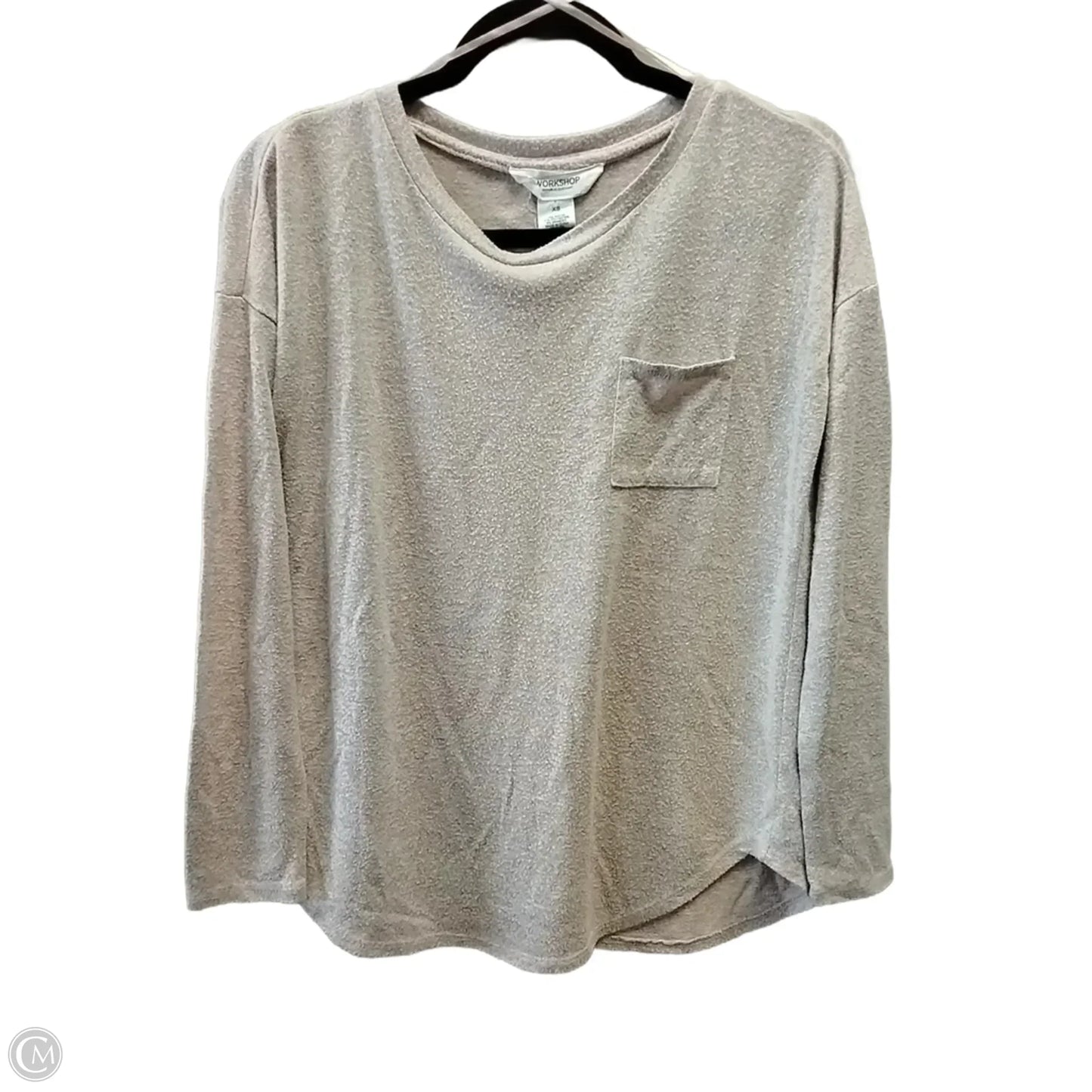 Top Long Sleeve By Workshop In Pink, Size: Xs