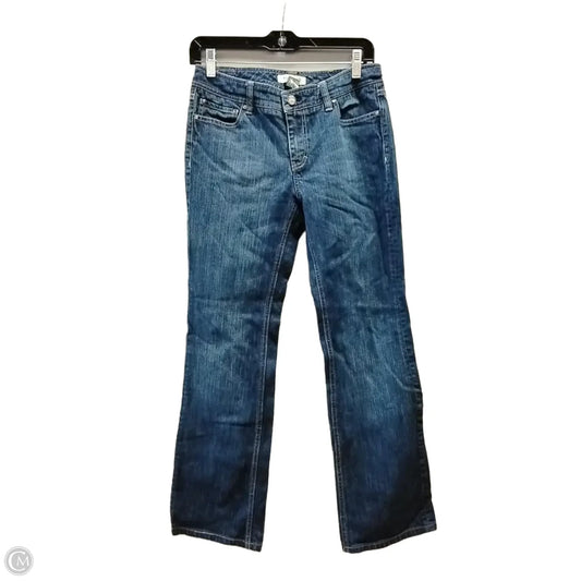 Jeans Wide Leg By White House Black Market In Blue Denim, Size: 4