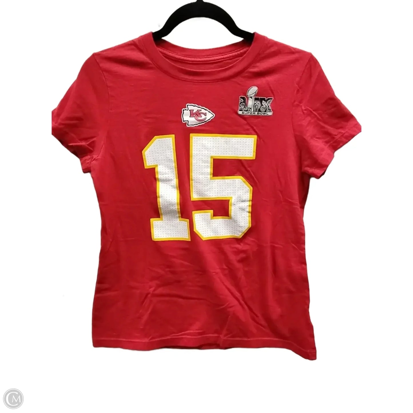 Top Short Sleeve By Nike Apparel In Red & Yellow, Size: S