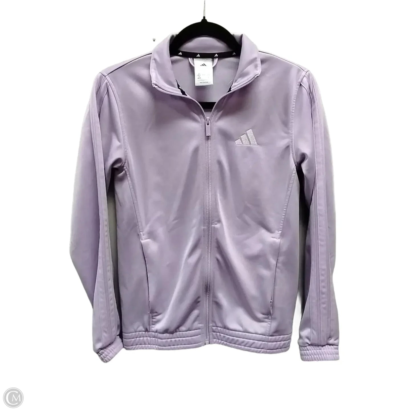 Athletic Jacket By Adidas In Purple, Size: Xs