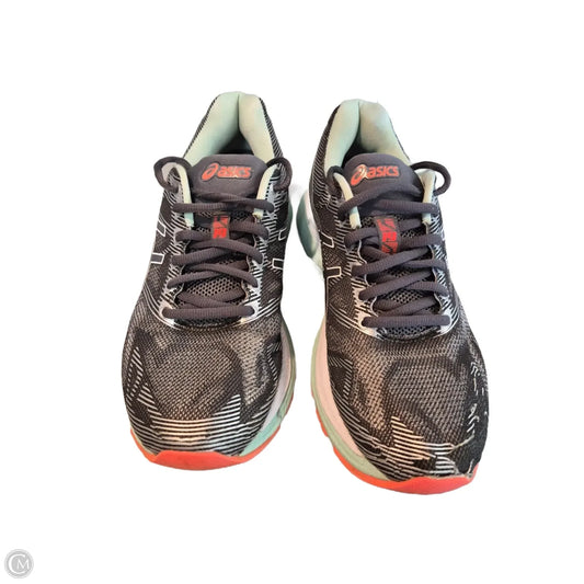 Shoes Athletic By Asics In Green & Grey, Size: 8