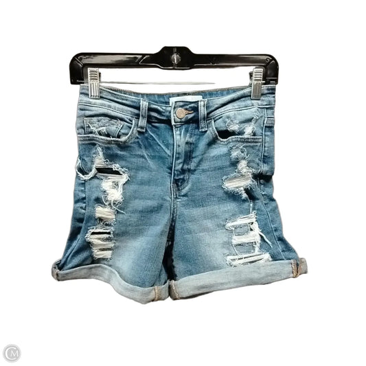 Shortalls By Vervet In Blue Denim, Size: S