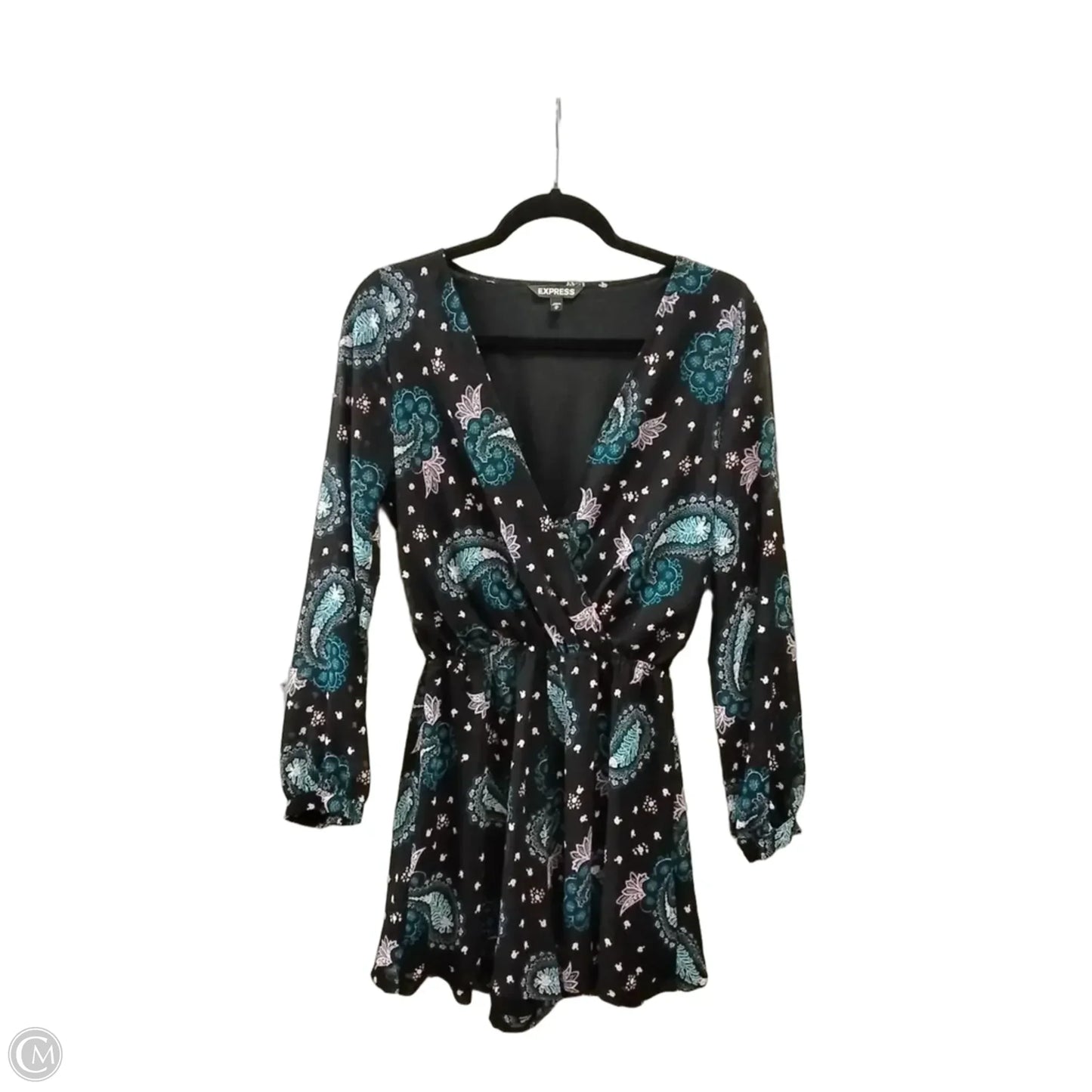 Romper By Express In Paisley Print, Size: 2