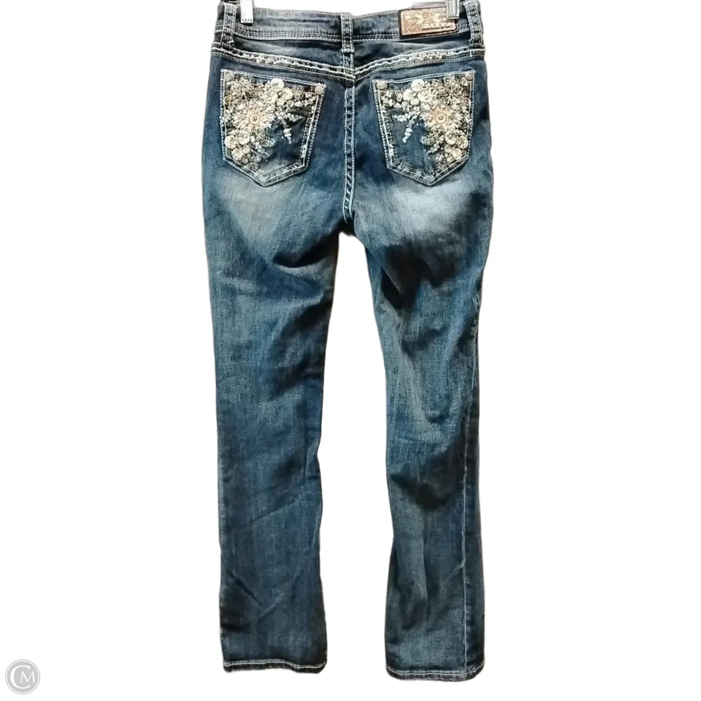 Jeans Boot Cut By Grace In Blue Denim, Size: 6