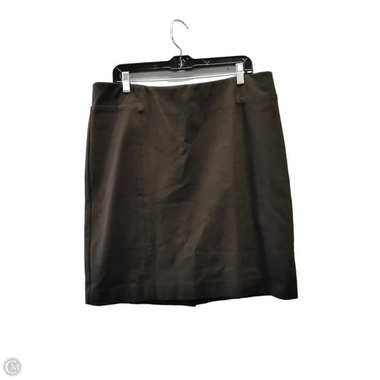 Skirt Midi By J. Jill In Brown, Size: 14