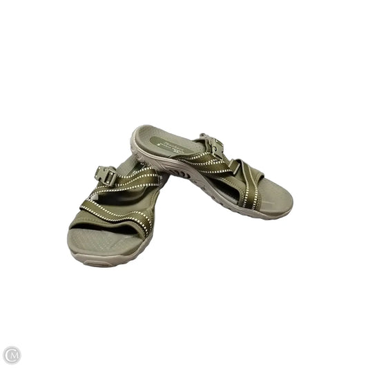Sandals Sport By Skechers In Green, Size: 8