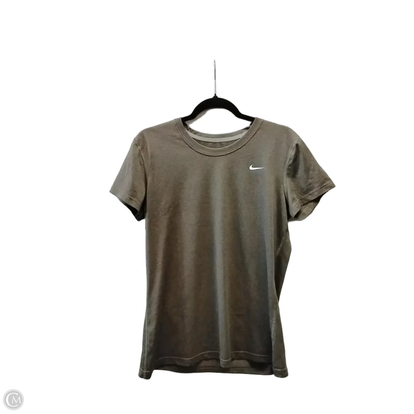 Athletic Top Short Sleeve By Nike Apparel In Brown, Size: L