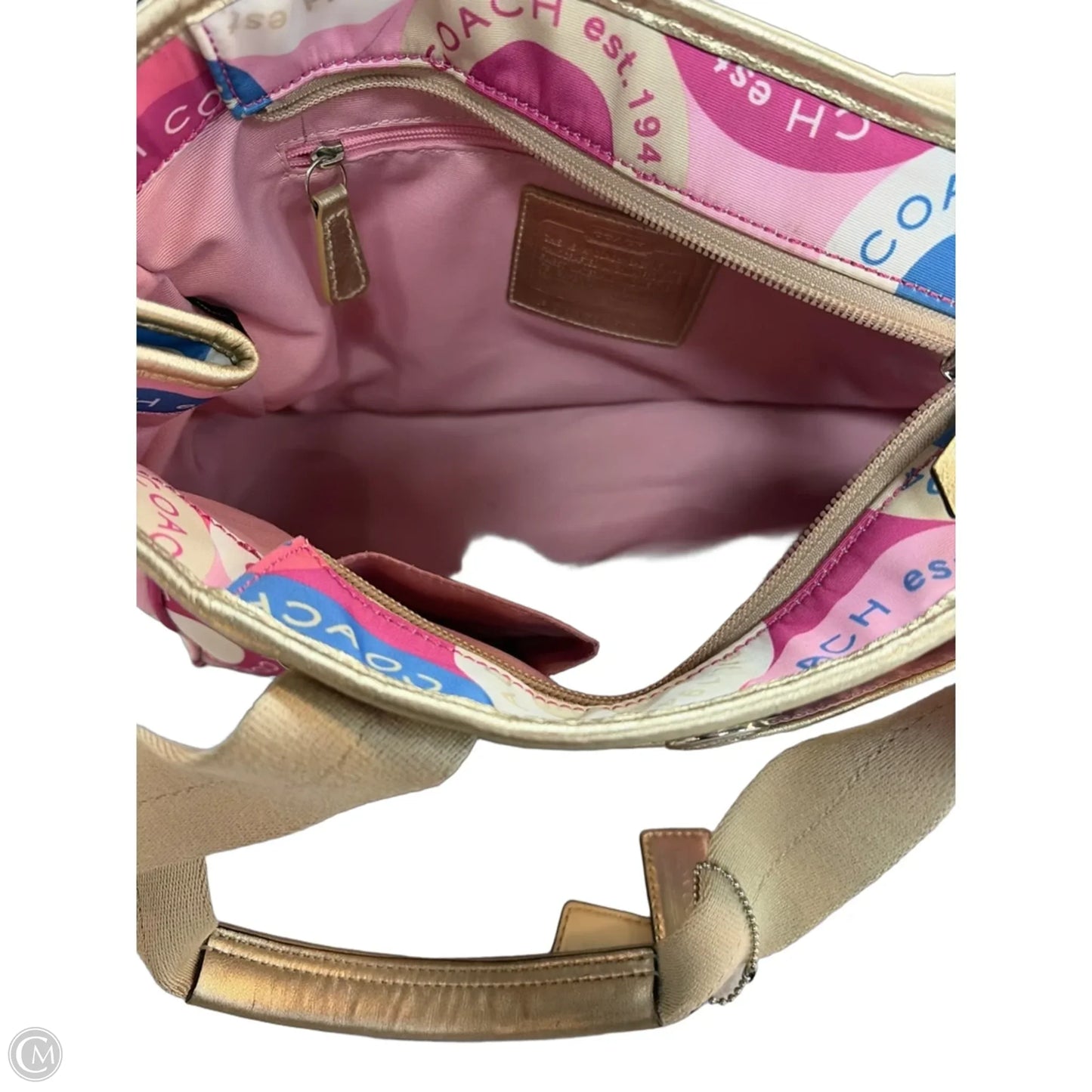 Handbag Designer By Coach, Size: Large
