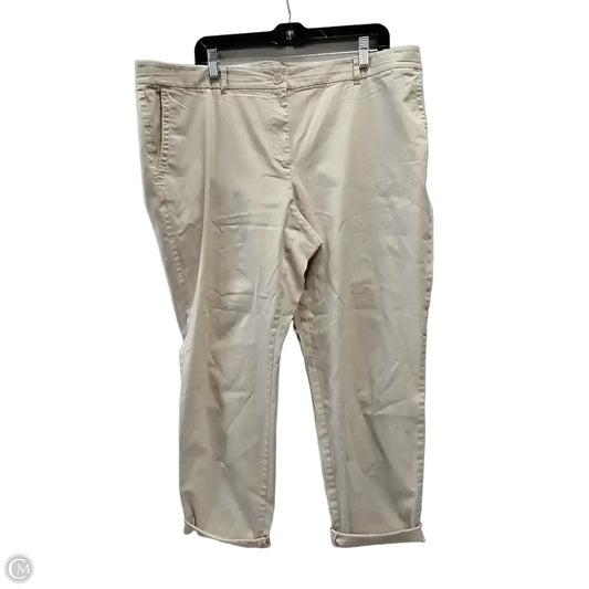 Pants Chinos & Khakis By Talbots In Tan, Size: 16w