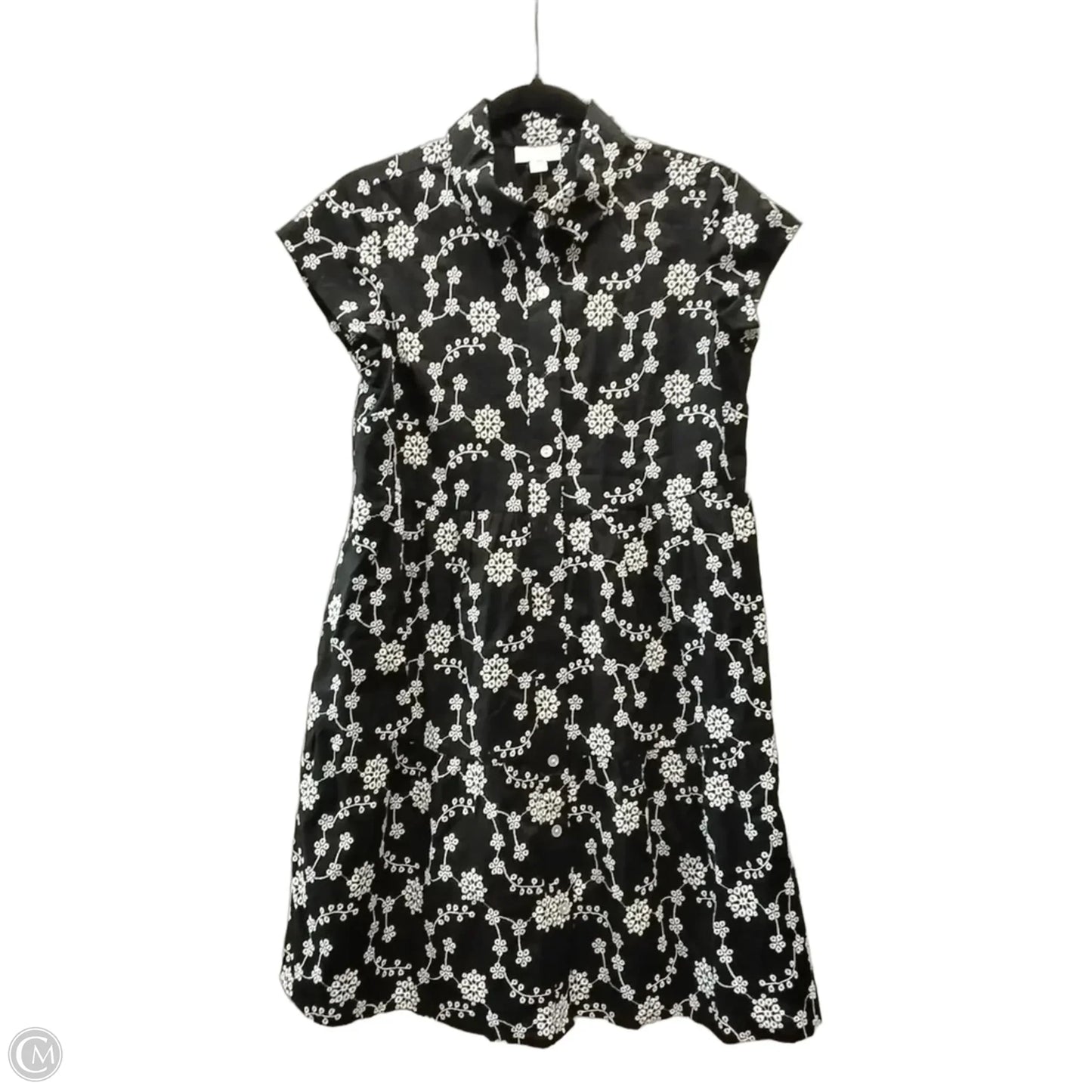 Dress Casual Short By J. Jill In Black & White, Size: 2