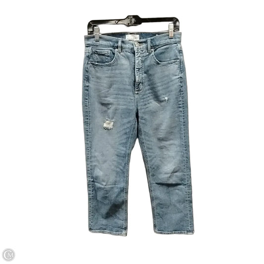 Jeans Boyfriend By Loft In Blue Denim, Size: 6