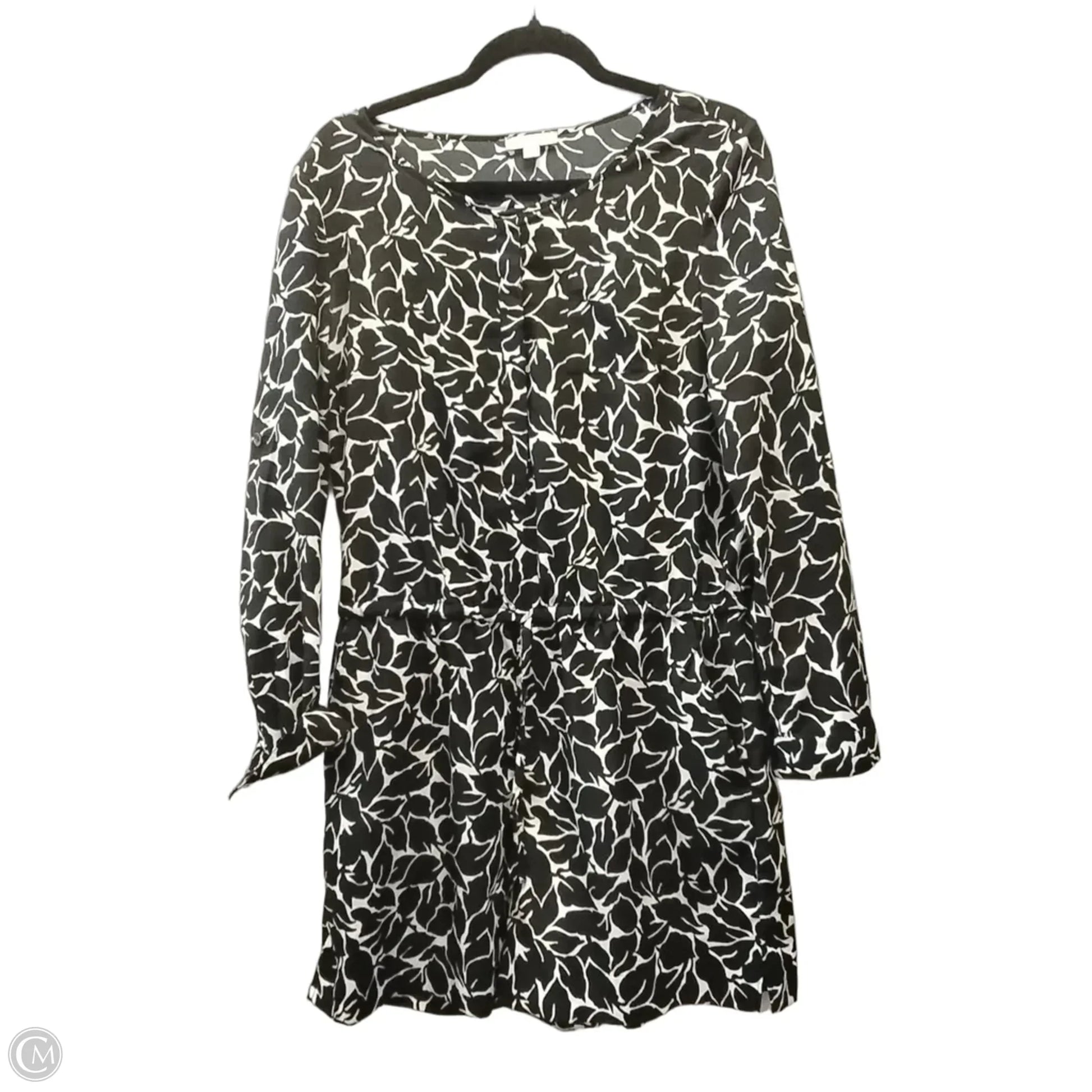 Dress Casual Short By Loft In Black & White, Size: 6