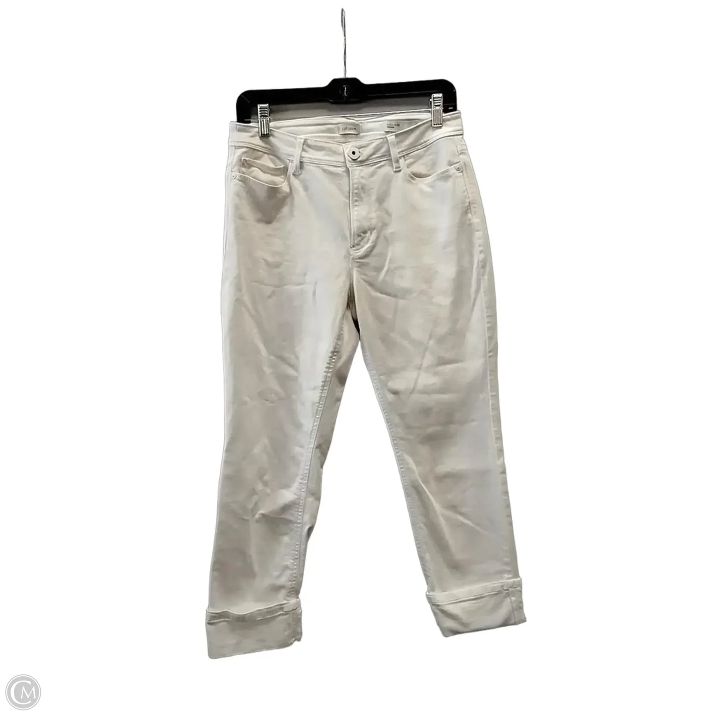 Jeans Cropped By J. Jill In White, Size: 6