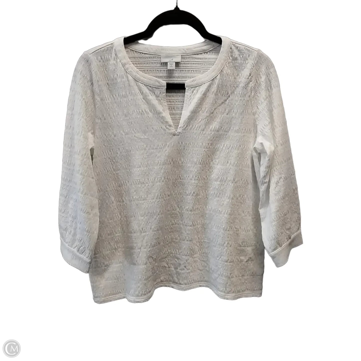 Top Long Sleeve Basic By J. Jill In White, Size: Sp