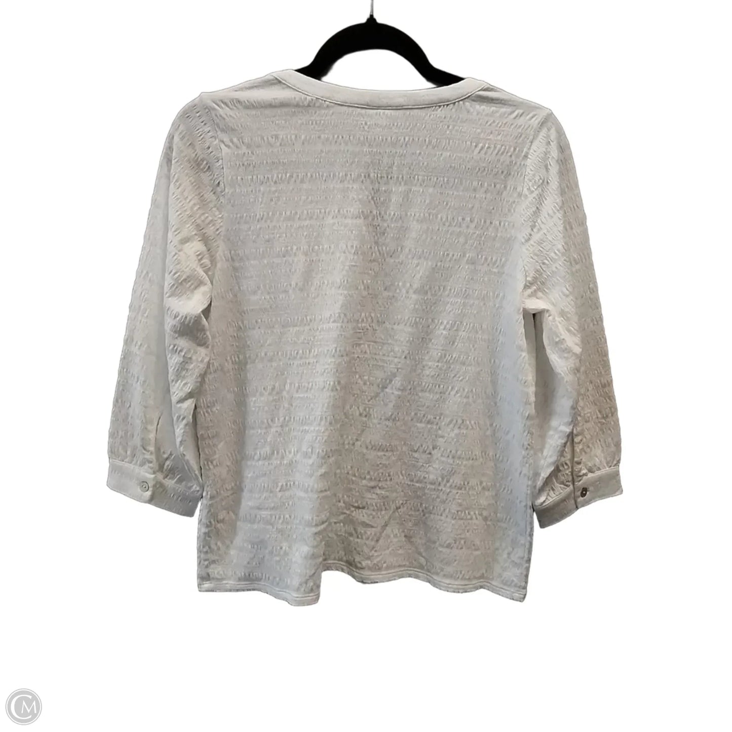 Top Long Sleeve Basic By J. Jill In White, Size: Sp