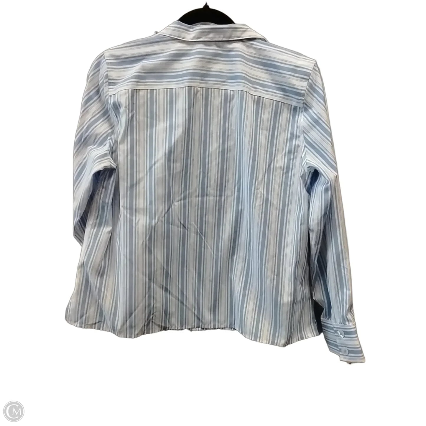 Top Long Sleeve By Talbots In Striped Pattern, Size: Mp