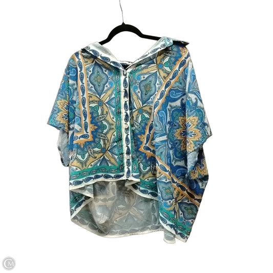 Top Short Sleeve By Flying Tomato In Paisley Print, Size: M