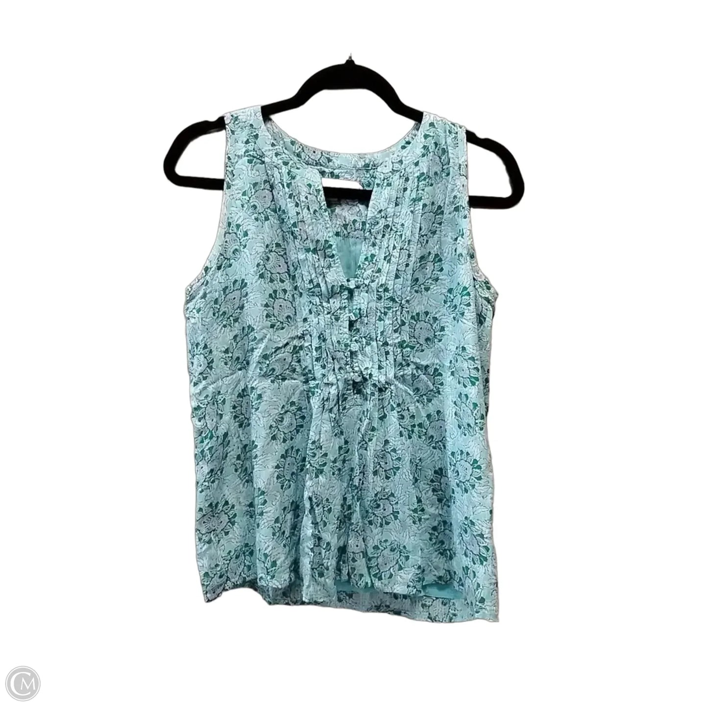 Top Sleeveless By Loft In Floral Print, Size: Xs