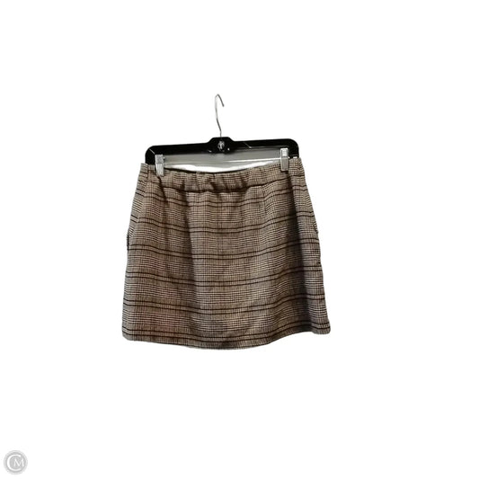 Skort By Abercrombie And Fitch In Plaid Pattern, Size: 8