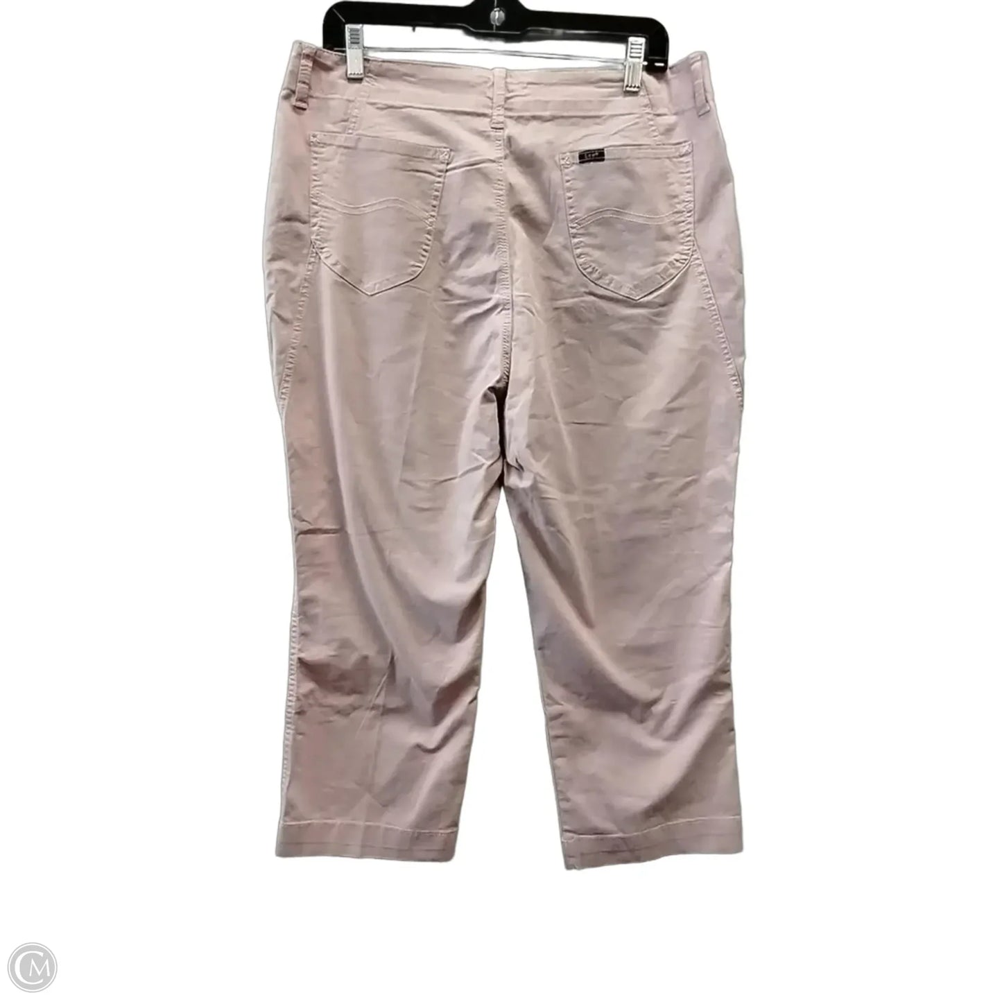 Pants Cropped By Lee In Pink, Size: 12