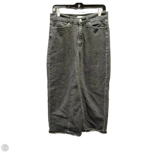 Skirt Maxi By Levis Signature In Black, Size: 4