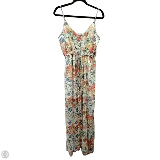 Dress Casual Maxi By Wayf In Floral Print, Size: 10