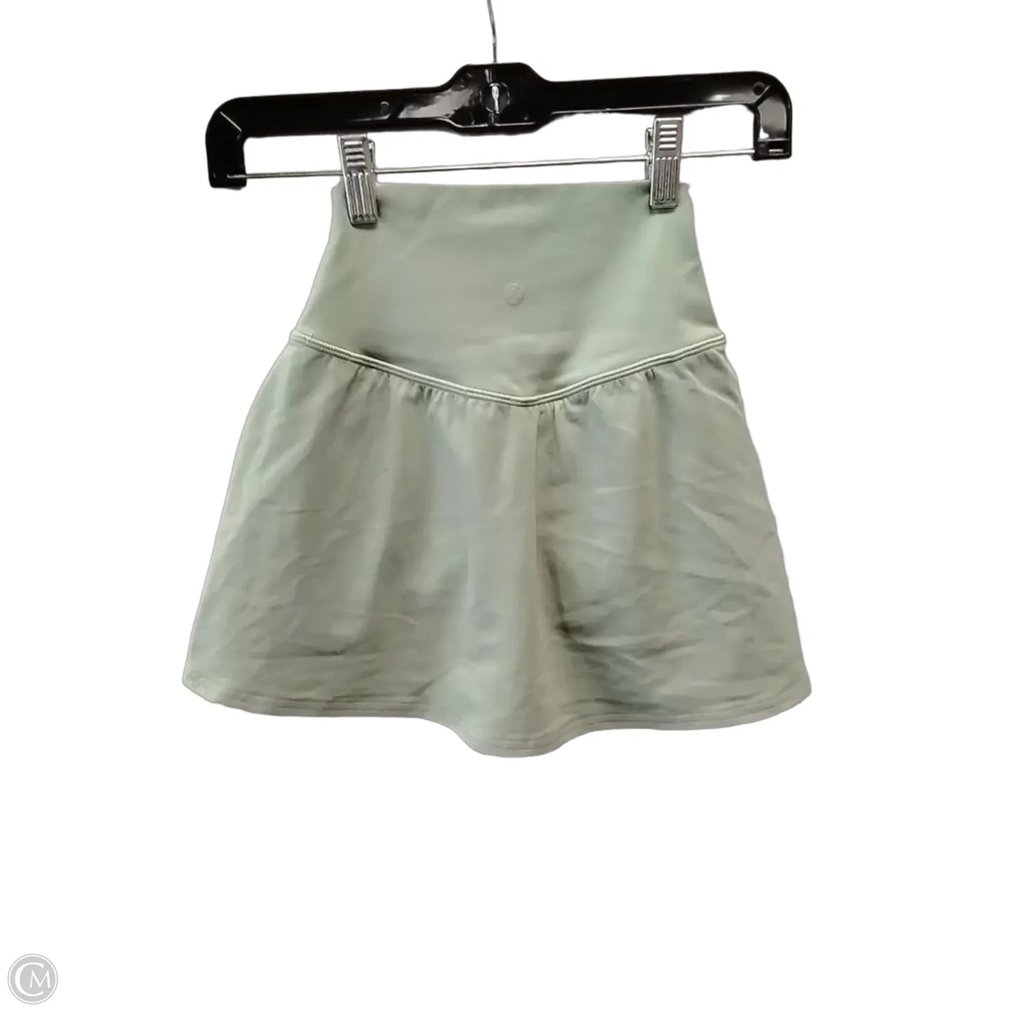 Athletic Skort By Lululemon In Green, Size: 0