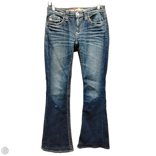 Jeans Flared By Big Star In Blue Denim, Size: 2l