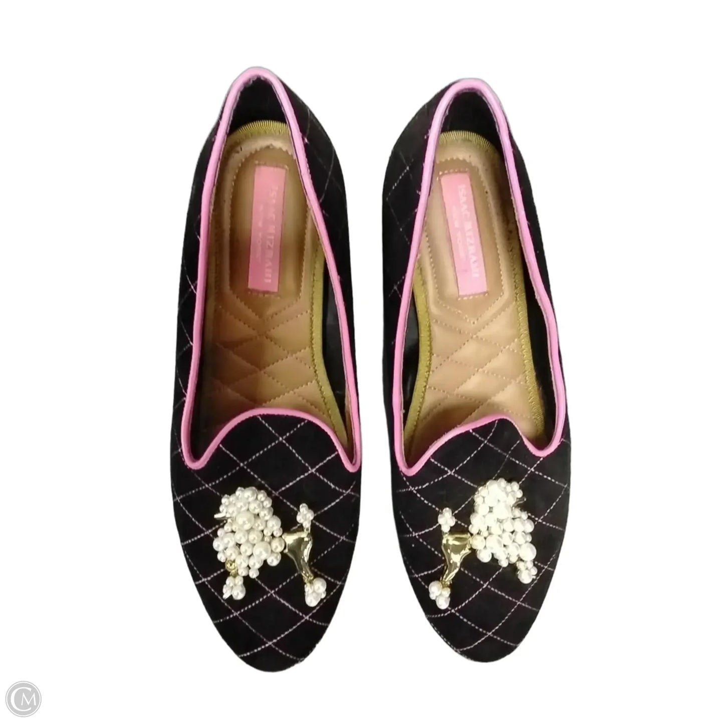 Shoes Flats By Isaac Mizrahi In Black & Pink, Size: 6.5