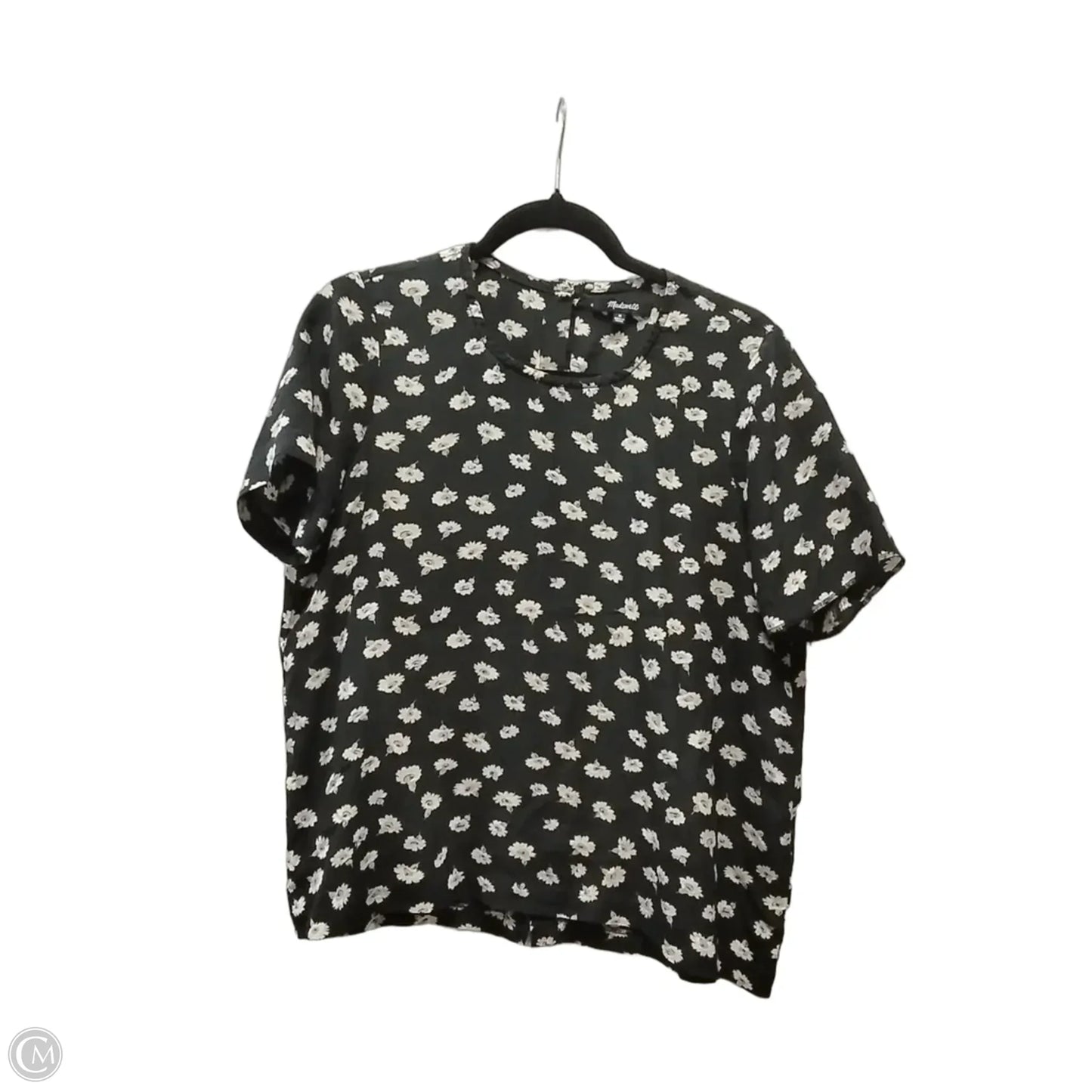 Blouse Short Sleeve By Madewell In Floral Print, Size: M