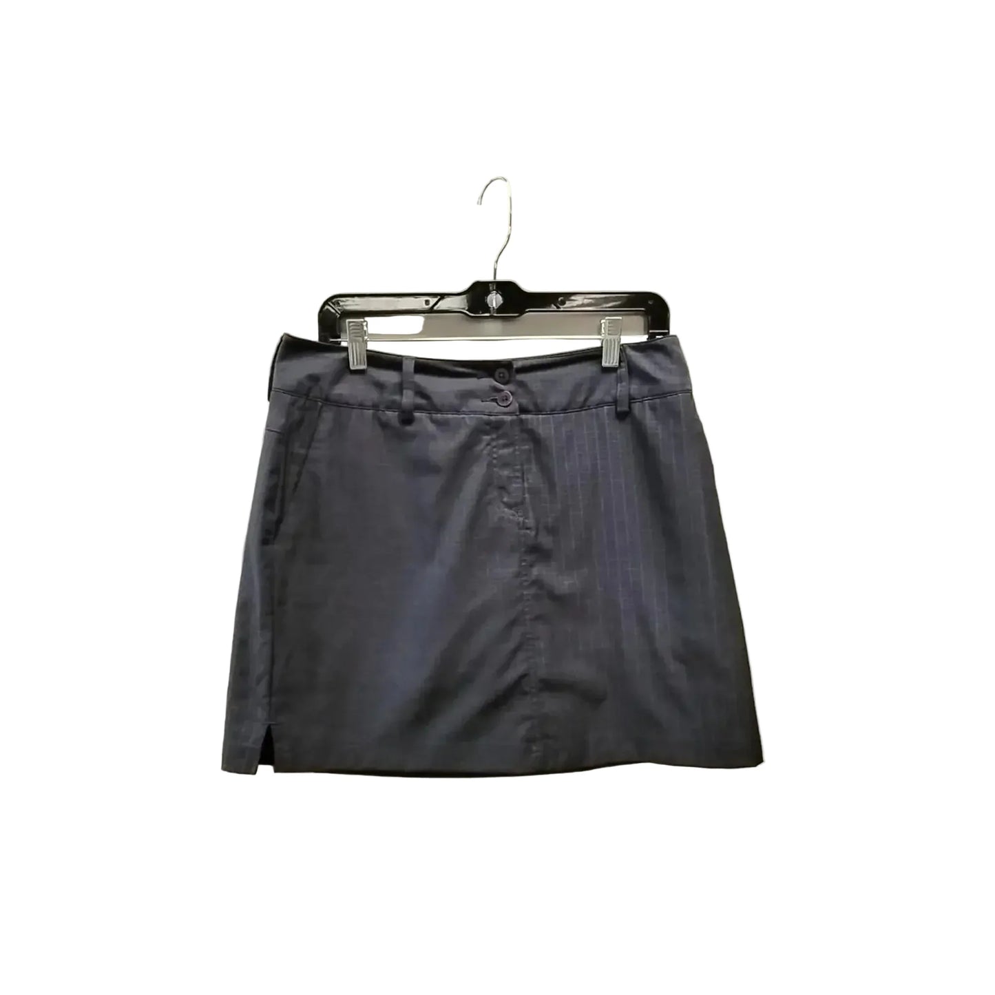 Athletic Skort By Adidas In Grey, Size: S