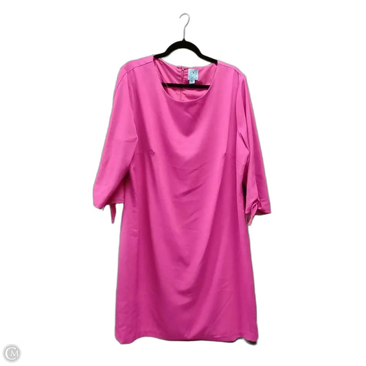 Dress Party Midi By Cece In Pink, Size: 18