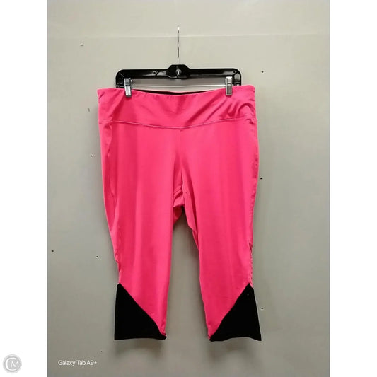 Athletic Pants By Livi Active In Pink, Size: 1x
