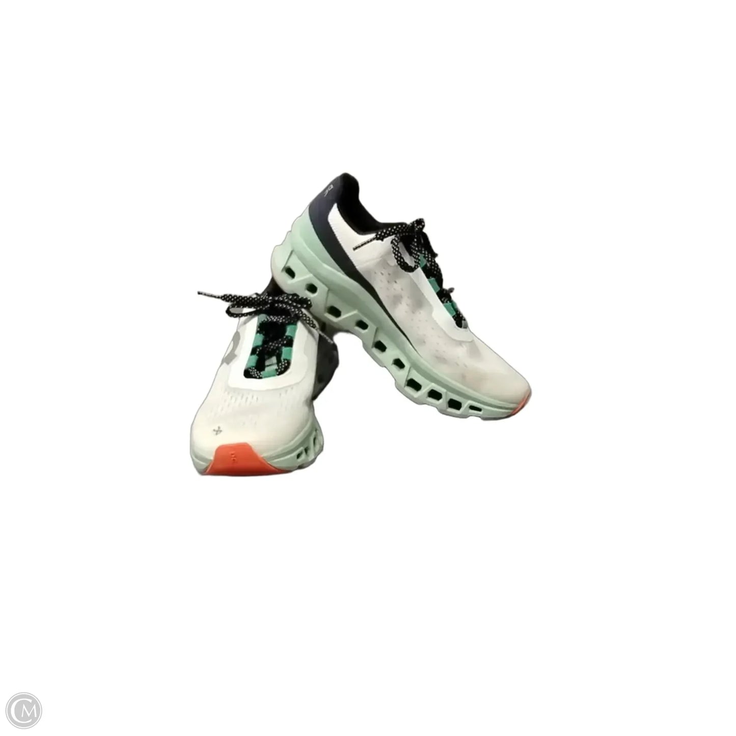 Shoes Athletic By On Cloud In Green & White, Size: 7.5