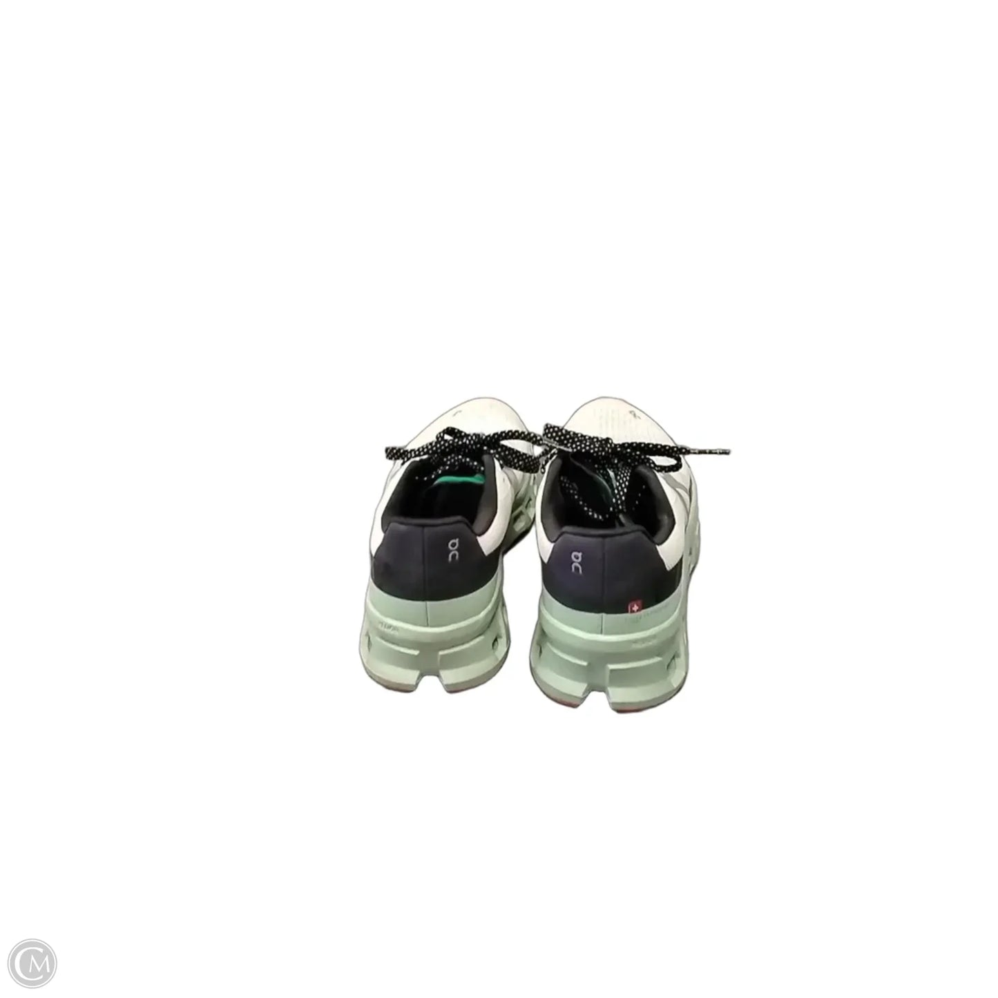 Shoes Athletic By On Cloud In Green & White, Size: 7.5