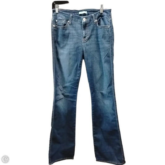 Jeans Boot Cut By Seven 7 In Blue Denim, Size: 10