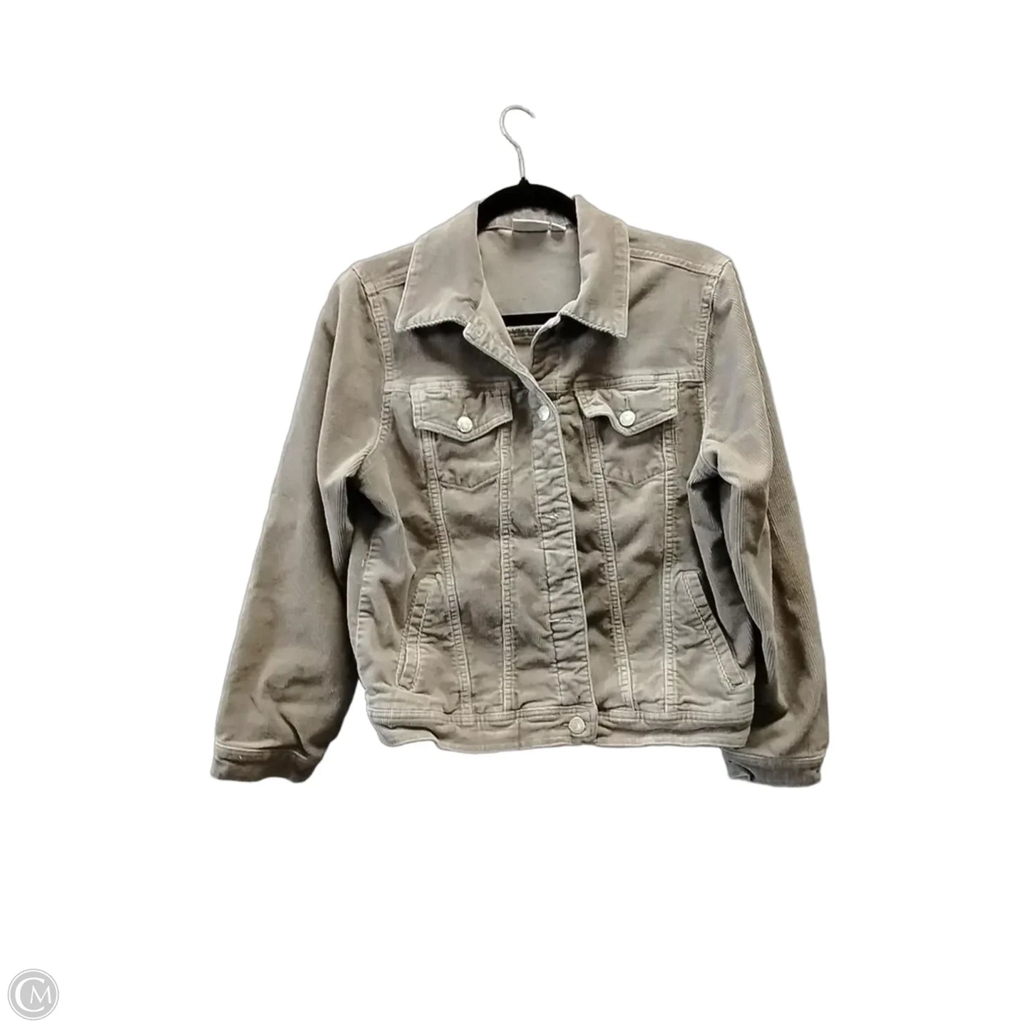 Jacket Denim By Sonoma In Tan, Size: M