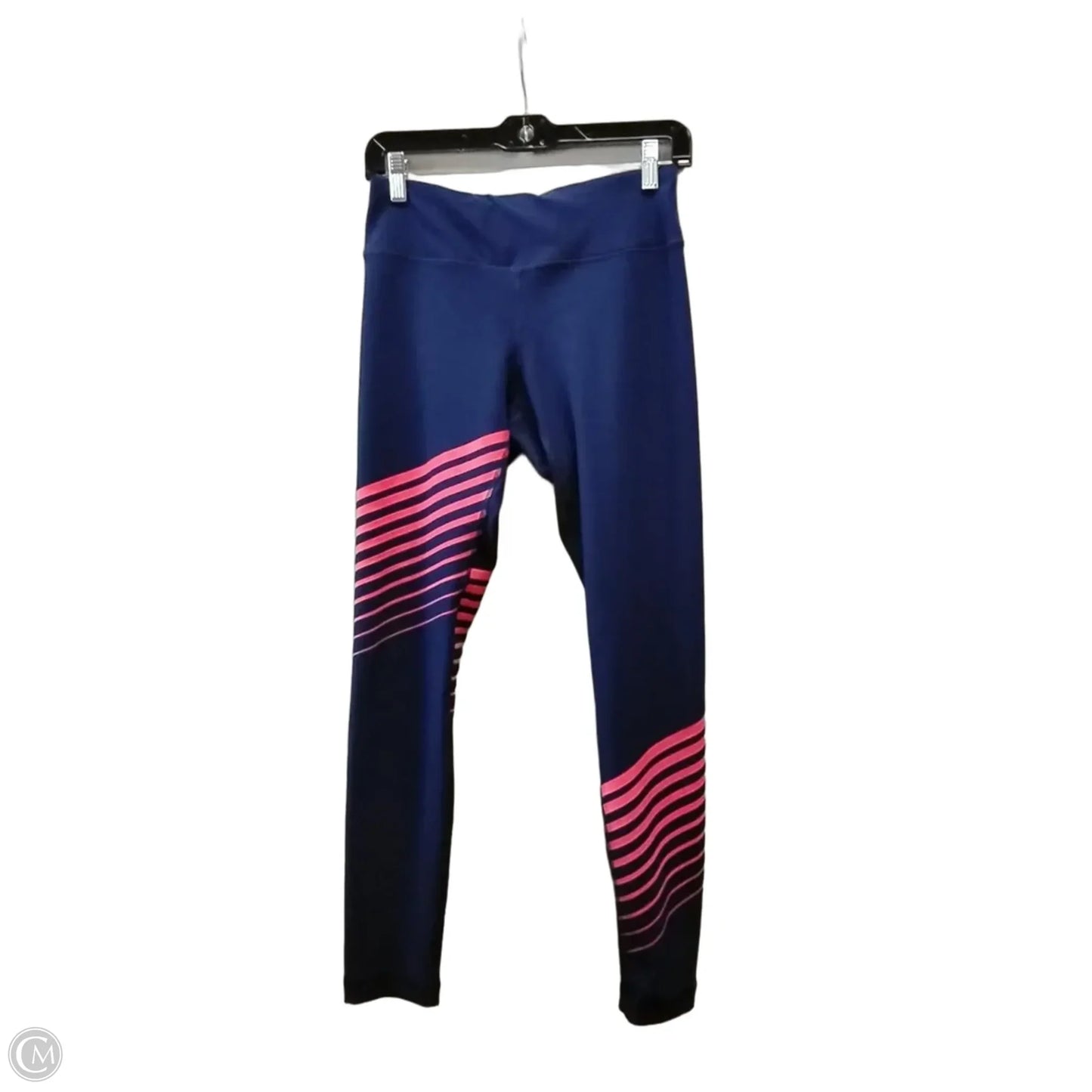 Athletic Leggings By 90 Degrees By Reflex In Blue & Orange, Size: M